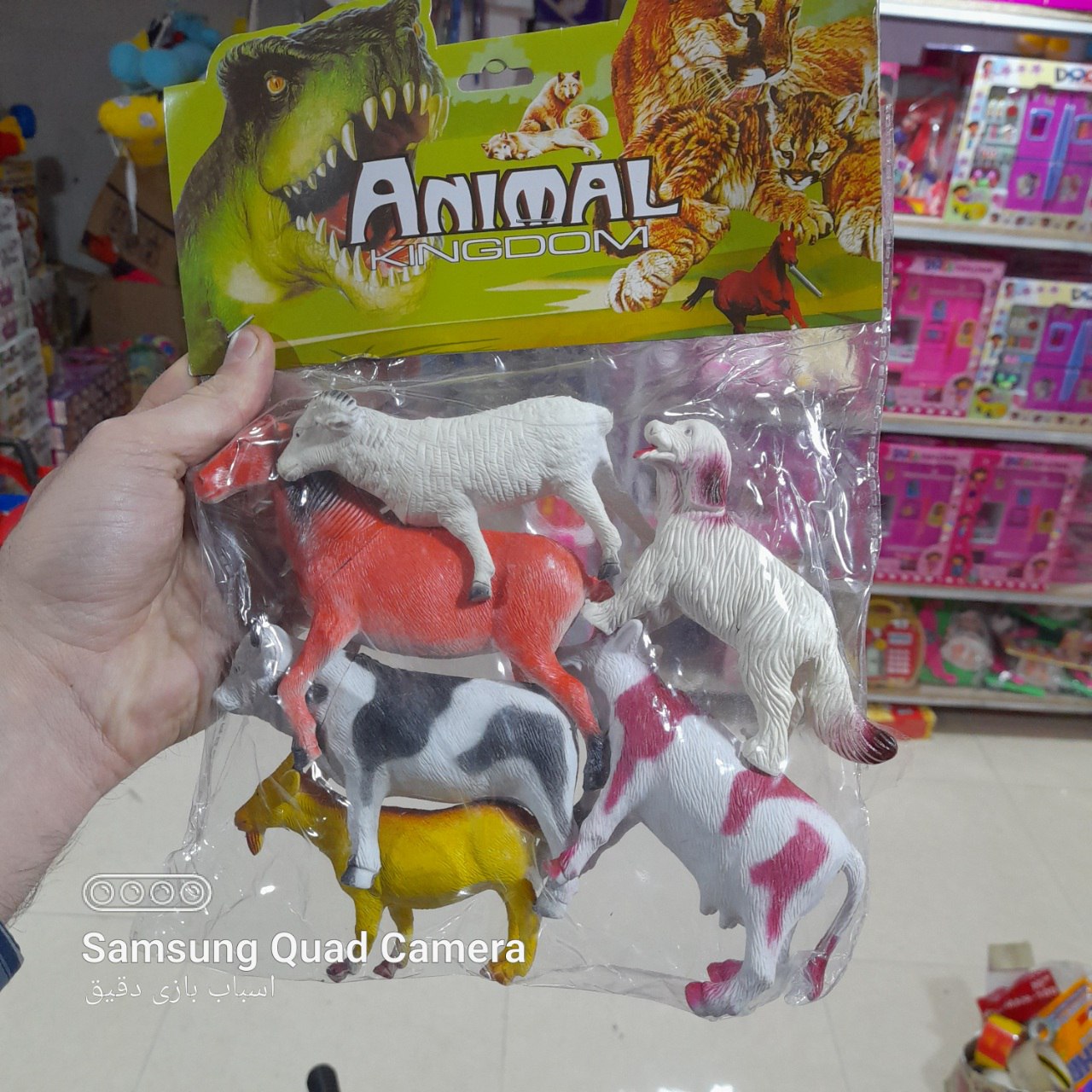  اسباب بازی حیوانات باغ وحش حیوانات اهلی به قیمت مناسب - 6 عددی