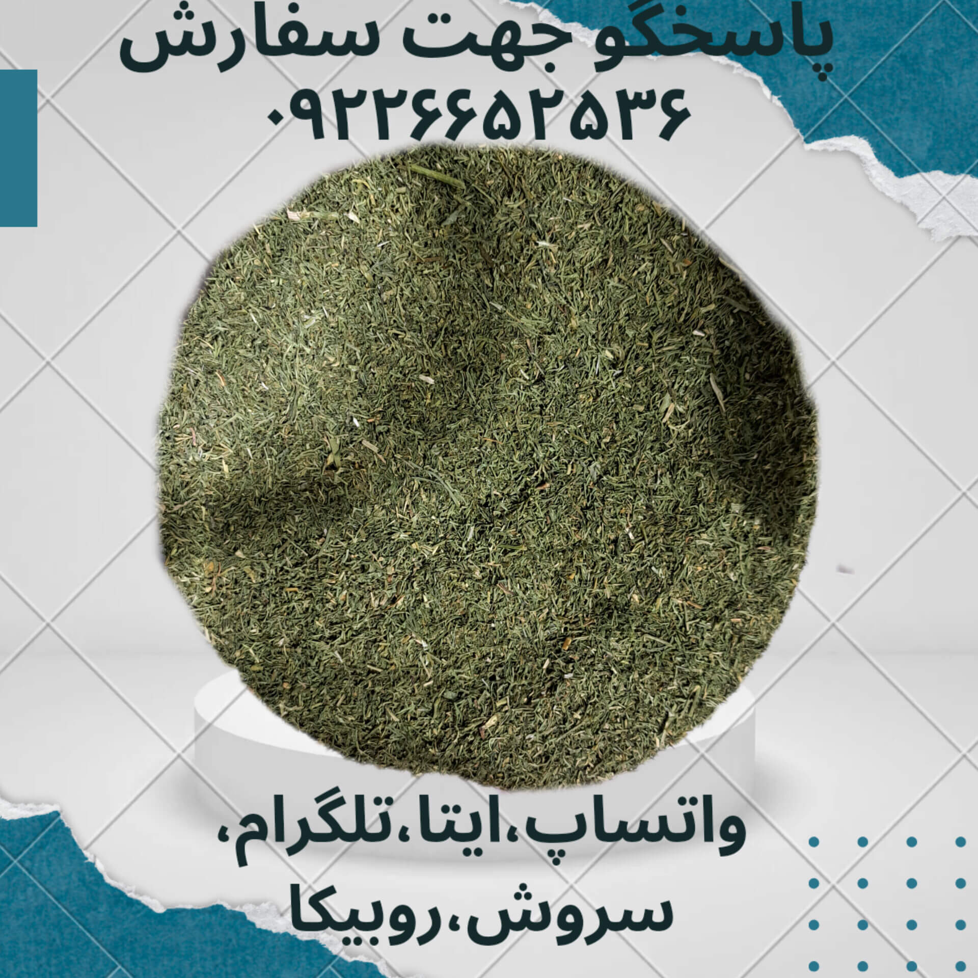 شوید خشک۱۰۰ گرمی