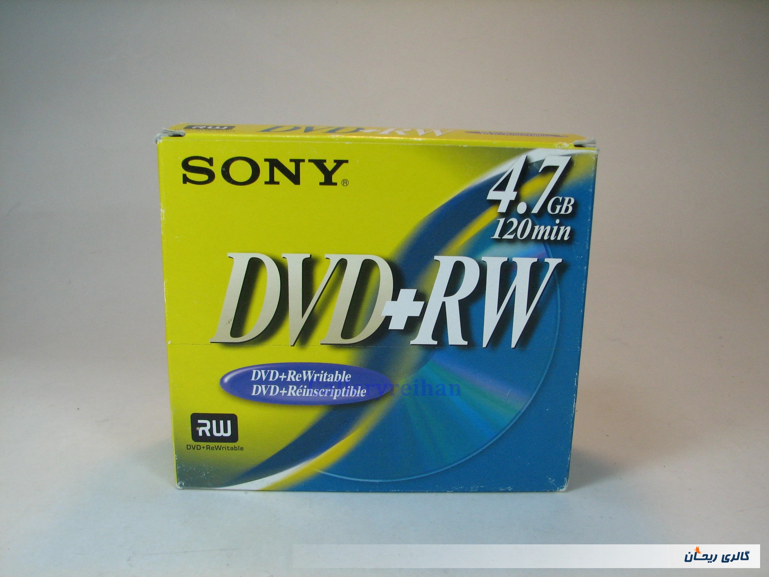 بسته 5 عددی دی وی دی ریرایت سونی DVD-RW SONY