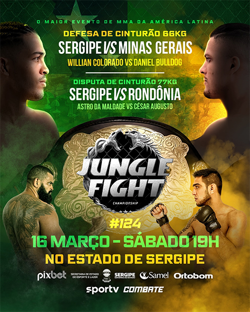 دانلود رویداد ام ام ای :   Jungle Fight 124: Souza vs. Santos