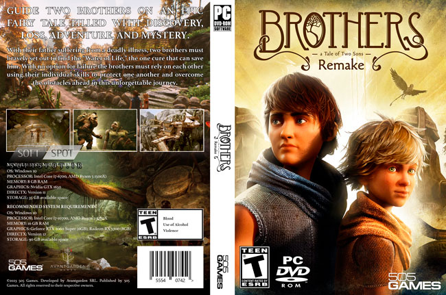 Brothers A Tale of Two Sons Remake Cover