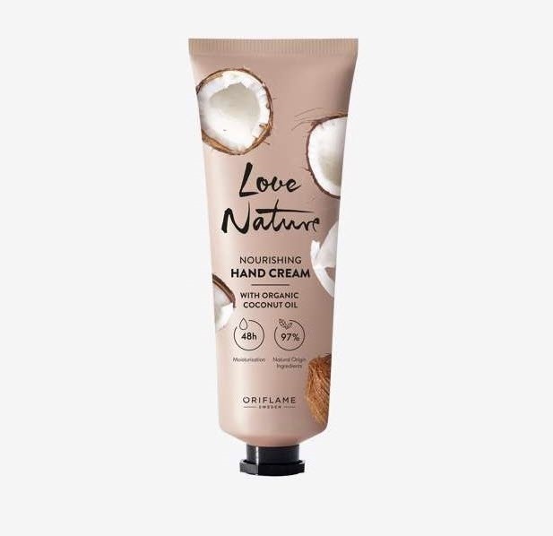کرم محافظت کننده دست نارگیل لاونیچر اوریفلیم Oriflame Love Nature Nourishing Organic Hand Cream