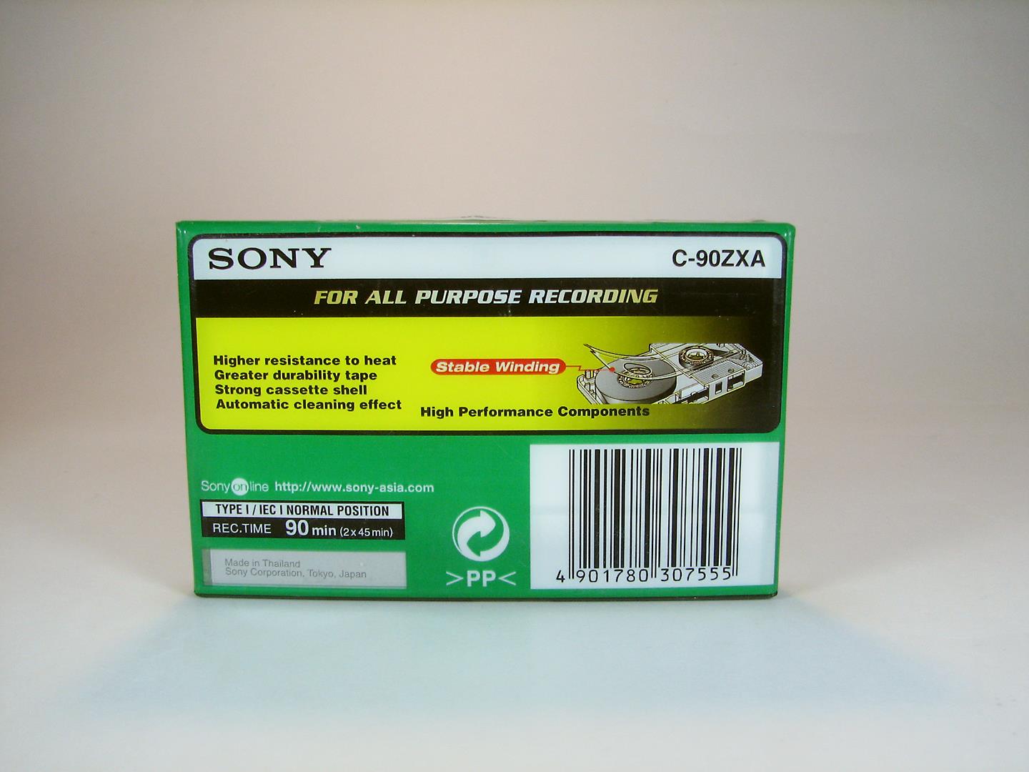 کاست خام آکبند سونی SONY ZX 90