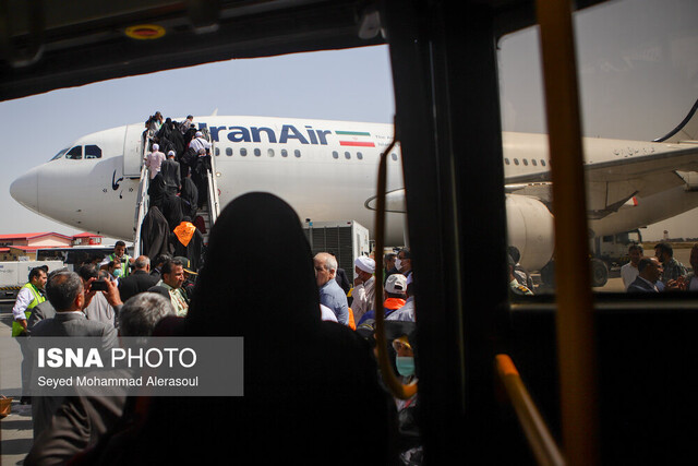 حمل و نقل/ آیا می دانید که بالغ بر ۶۲ هزار زائر به صورت مستقیم از فرودگاه بین المللی مشهد به نجف و بغداد اعزام شدند