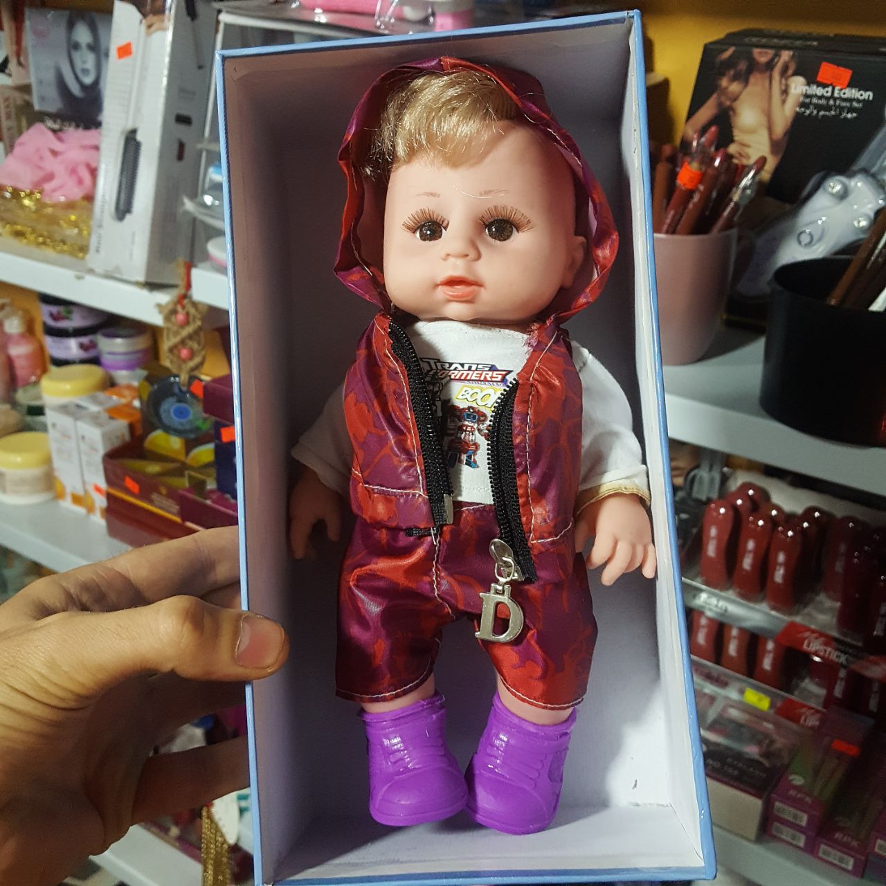    اسباب بازی با قیمت استثنایی -- عروسک پسر  موزیکال تمام گوشتی -- ارسال به تمام شهرها و روستاهای ایران