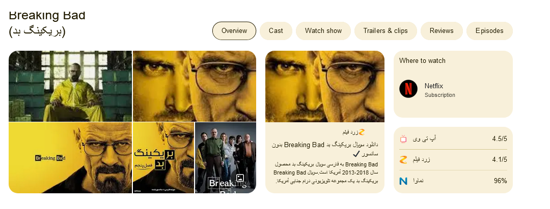  خرید سریال Breaking Bad به زبان انگلیسی